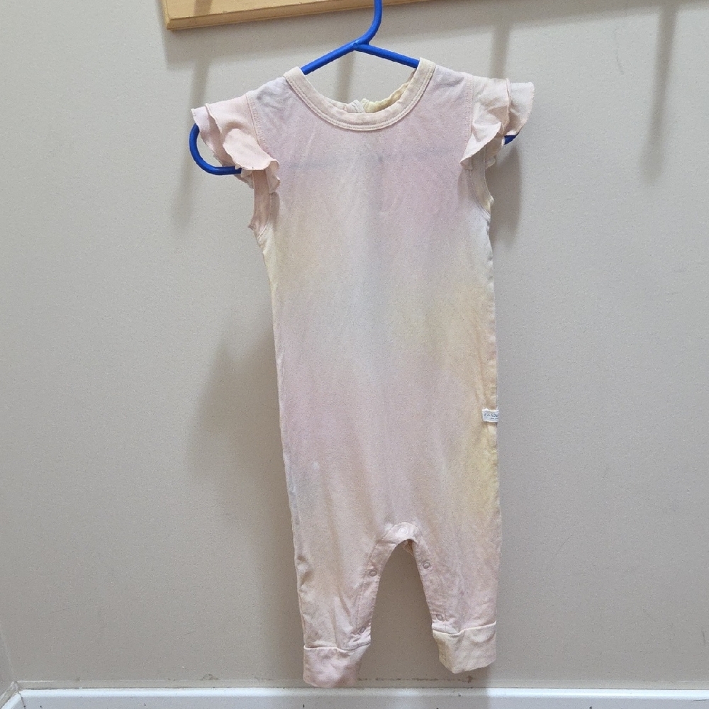 Loulou Lollipop Pastel Tie-Dye Baby Romper